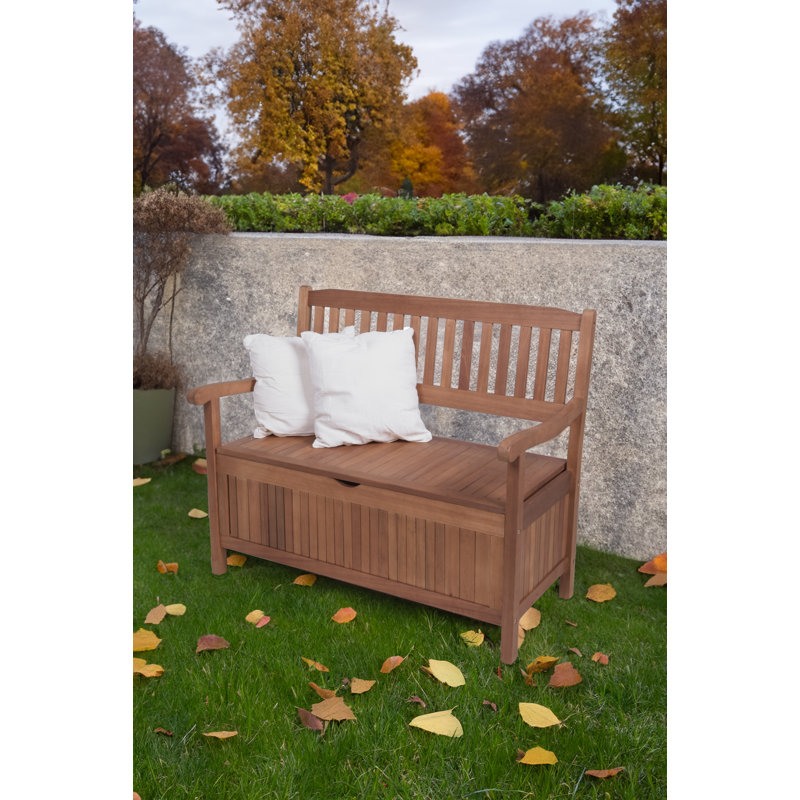 Garten Living Banktruhe Houston aus Holz & Bewertungen Wayfair.de